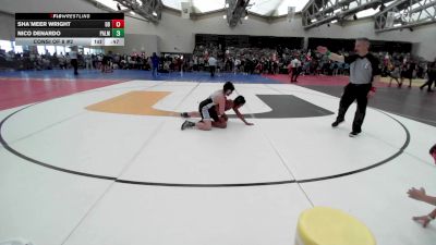 105-M lbs Consi Of 8 #2 - Sha`Meer Wright, Dover Bandits vs Nico DeNardo, Palmer Township (VEWL)