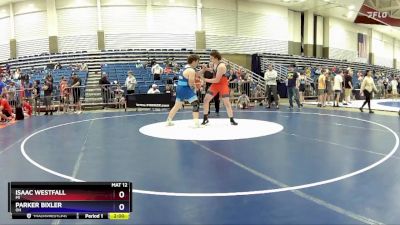 215 lbs Quarterfinal - Isaac Westfall, MI vs Parker Bixler, OH