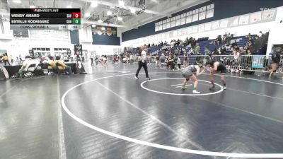110 lbs Cons. Round 4 - Estelle Rodriguez, Sonora vs Wendy Amaro, Santa Ana Valley