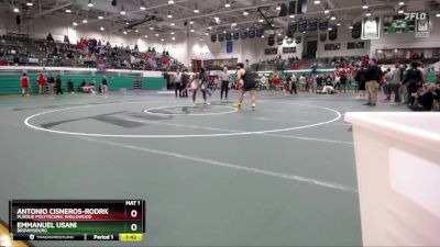 215 lbs Round 1 - Antonio Cisneros-Rodriguez, Purdue Polytechnic Englewood vs Emmanuel Usani, Brownsburg