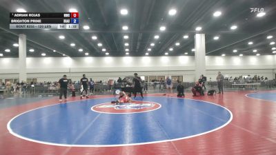 120 lbs Cons. Semis - Adrian Rojas, Miami Wrestling Club vs Brighton Prine, SGAC