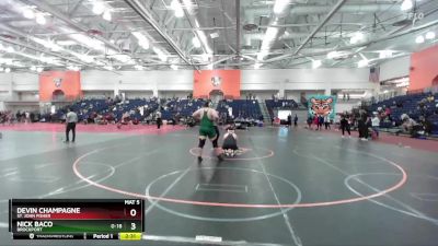 285 lbs Cons. Round 2 - Devin Champagne, St. John Fisher vs Nick Baco, Brockport