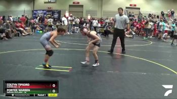 75 lbs Round 5 (6 Team) - Coltyn Tipsord, Illinois KIA vs Porter Warren, Indiana Outlaws