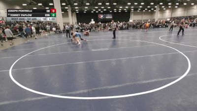 157 lbs Champ. Rd Of 32 - Joseph Pontrelli, Izzy Style Wrestling vs Torrey Paplow, Berge Elite Wrestling Academy