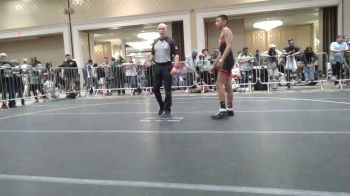 130 lbs Consi Of 8 #1 - Ezra Sanabria, Warriors Of Christ vs Nathan Reyes, La Costa Canyon HS