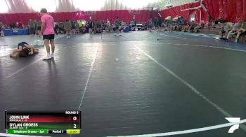 120 lbs Round 5 (10 Team) - John Link, Roncalli 2 vs Dylan Groess, Albert Lea