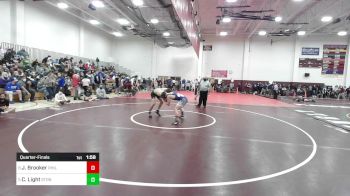 152 lbs Quarterfinal - Joseph Brooker, Rocky Hill vs Cooper Light, Stonington*