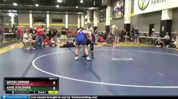 170 lbs Round 3 (3 Team) - Daynia Werner, NW Iowa Angry Alpacas vs Katie Schlosser, TigerHawk Wrestling