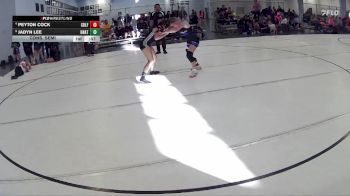 123 lbs Cons. Semi - Peyton Cock, Mccook vs Jadyn Lee, Sidney
