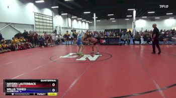 87 lbs Quarterfinals (8 Team) - Hayden Lauterback, New Jersey vs Willis Tomeo, Washington