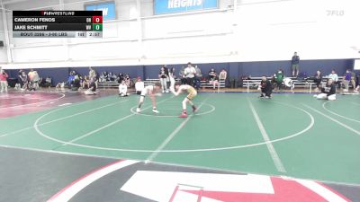 J-90 lbs Consi Of 16 #2 - Cameron Fenos, OH vs Jake Schmitt, WV