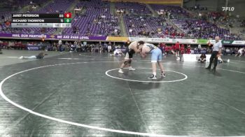 285 lbs Placement Matches (16 Team) - Richard Thornton, Tiffin vs Jaret Peterson, Augustana (SD)