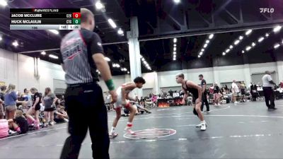 106 lbs Round 2 (6 Team) - Jacob McClure, C2X Academy vs Huck McLaulin, Circle Training Center