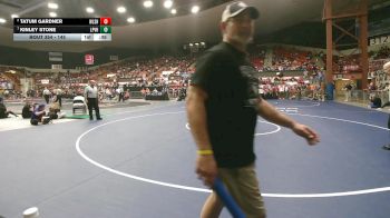 145 lbs Cons. Semi - Kinley Stone, LaCygne-Prairie View HS vs Tatum Gardner, Wellsville HS