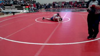 160 lbs Cons. Semi - Mason Javers, Minneota vs Braxton Kiecker, New Ulm Area