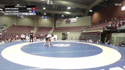 131 lbs Round 1 (3 Team) - Ashlee Farrier, Iowa Central Community College vs Jayde Coleman, Big Bend Community College