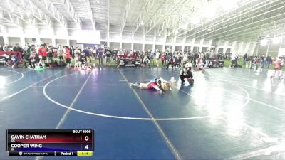 100 lbs Quarterfinal - Gavin Chatham, OK vs Cooper Wing, ID