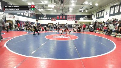 122 lbs Cons. Round 4 - Deni Daghestani, Chino vs William Robbins, OCRTC