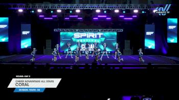 Cheer Advantage All Stars - CORAL [2025 L2 Youth - D2 Day 2] 2025 Spirit Fest Grand Nationals