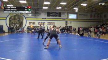 215 lbs 1st Place Match - Gatlin Rogers, Wilton vs Kyler Jensen, Solon