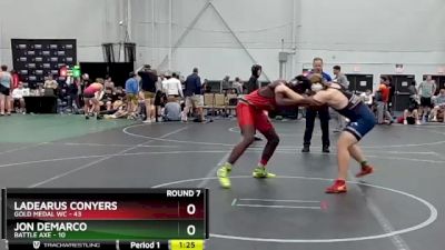 190 lbs Round 7 (8 Team) - Ladearus Conyers, Gold Medal WC vs Jon DeMarco, Battle Axe