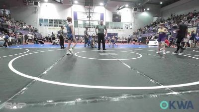 92 lbs Quarterfinal - JP Cooper, Bristow Elementary Wrestling Club vs Wyatt Austin, Sperry Wrestling Club