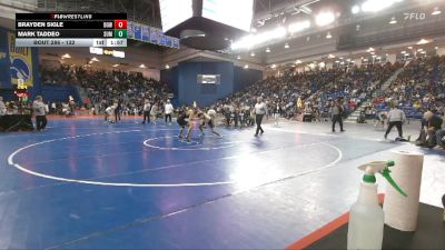 132 lbs Champ. Round 1 - Mark Taddeo, Summit vs Brayden Sigle, Downingtown West