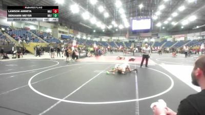 78 lbs Consi Of 8 #2 - Lawson Arrieta, Mile High WC vs Benjamin Meyer, Mile High WC