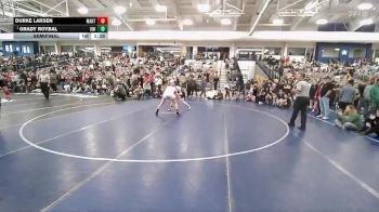 132 lbs Semifinal - Grady Roybal, Union vs Durke Larsen, Manti