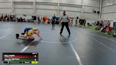 88 lbs Finals (2 Team) - Milo Ward, WV Wild vs Kellen Metcalf, 84 Athletes