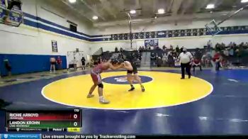 170 lbs Semifinal - Landon Krohn, Lake Roosevelt vs Richie Arroyo, Okanogan