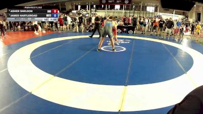 285 lbs Quarters - Asher Sheldon, Batavia Wrestling Club vs James Hartleroad, Midwest Regional Training Center