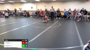 55 lbs Rr Rnd 1 - Cole Lebec, K4 Nuclear Knights vs River Martin, K4 Third Monkey