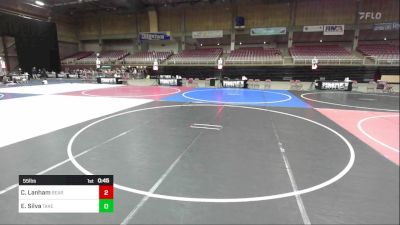 55 lbs Quarterfinal - Cash Lanham, Bearcave WC vs Ezekiel Silva, Takedown Elite