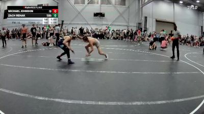 113 lbs Round 3 (4 Team) - Zach Rehak, TDWC Maniacs vs Michael Johnson, Freakztyle Wrestling