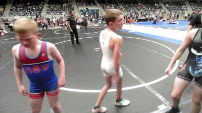 96 lbs Consi Of 4 - Wade Cottman, Smith Wrestling Academy vs Derek Orth, Sperry Wrestling Club