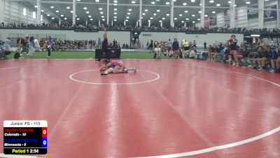 115 lbs Jaydin Cuevas, Colorado vs Ivy Brandenburg, Minnesota