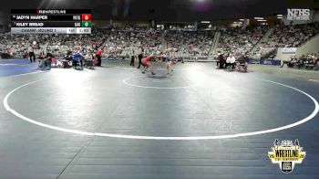 G5A-110 lbs Champ. Round 1 - Kiley Bread, LITTLE AXE (Girls) vs Jadyn Harper, POTEAU (Girls)