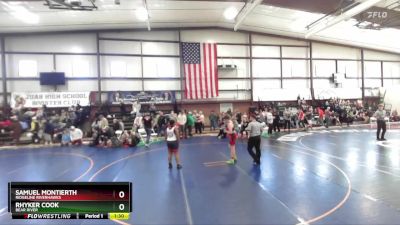 145+ Quarterfinal - Rhyker Cook, Bear River vs Samuel Montierth, Ridgeline Riverhawks