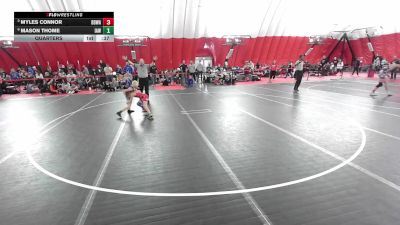 12U Boys - 67 lbs Quarters - Myles Connor, Barry Davis Wrestling Academy vs Mason Thome, Immortal Athletics WC