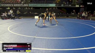 143 lbs 7th Place Match - Ella Schmit, Iowa vs Erica Schroeder, Colorado Mesa University