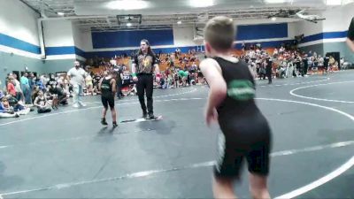 55 lbs Round 3 - Bowen Lewis, Summerville Take Down vs Mako Brown, Summerville Take Down