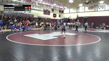 JV-8 lbs Quarterfinal - Miya Grieder, Benton Community vs Selena Berg, Cedar Falls