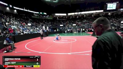 75 lbs Quarterfinal - Jeremiah Payne, CPWA vs Owen Neff, DONA