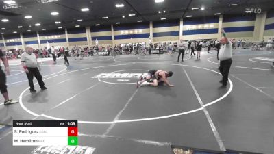 98 lbs Semifinal - Samuel Rodriguez, Coachella Valley WC vs Mercer Hamilton, Mat Demon WC