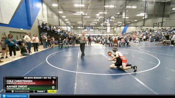 92 lbs Champ. Round 2 - Kayner Sweat, Wasatch Wrestling Club vs Cole Christensen, Sanderson Wrestling Academy