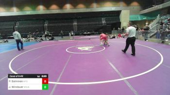 157 lbs Consi Of 8 #2 - Paolo Salminen, Wyoming-UNATT vs Justin Windauer, Montana-Northern