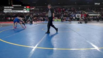 126 lbs Cons. Round 2 - Colton Rush, Coeur D Alene vs Ben Ryser, Mead