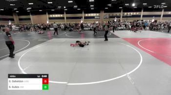 49 lbs Semifinal - George Gabaldon, Juggernaut WC vs Samuel Subia, Legends Of Gold LV