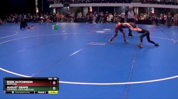 85 lbs Semifinal - Bode Hutchinson, Grapplers vs August Grams, Centennial Youth Wrestling